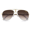 Glory Teardrop-Shaped Sunglasses with Double Bridge