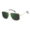 355 Double-Bridge Sunglasses Metal Temples