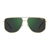 355 Double-Bridge Sunglasses Metal Temples