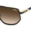 1072 Double-Bridge Stainless Steel Sunglasses