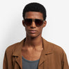 1072 Double-Bridge Stainless Steel Sunglasses