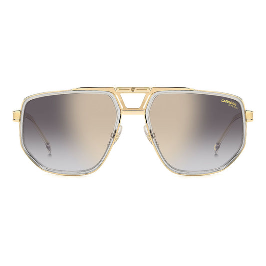 1072 Double-Bridge Stainless Steel Sunglasses