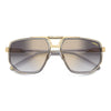 1072 Double-Bridge Stainless Steel Sunglasses