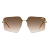 1074 Rimless Geometric Sunglasses