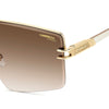 1074 Rimless Geometric Sunglasses