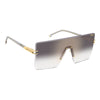 1075 Rimless Square Shield Women's Sunglasses