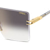 1075 Rimless Square Shield Women's Sunglasses