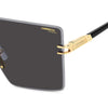 1075 Rimless Square Shield Women's Sunglasses