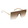 1075 Rimless Square Shield Women's Sunglasses