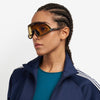 C Sport 01 Shield Sunglasses with Magnetic Lenses