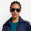 C Sport 05 Metal Double-Bridge Sunglasses