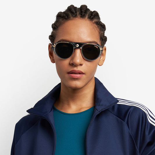 C Sport 05 Metal Double-Bridge Sunglasses