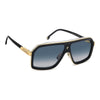 CA 1053 Titanium Aviator Sunglasses with Brow Bar