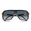 CA 1053 Titanium Aviator Sunglasses with Brow Bar