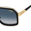 CA 1053 Titanium Aviator Sunglasses with Brow Bar
