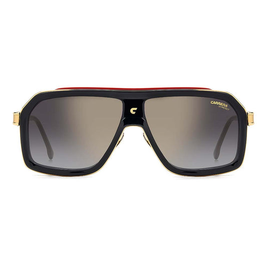 CA 1053 Titanium Aviator Sunglasses with Brow Bar