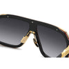 CA 1053 Titanium Aviator Sunglasses with Brow Bar