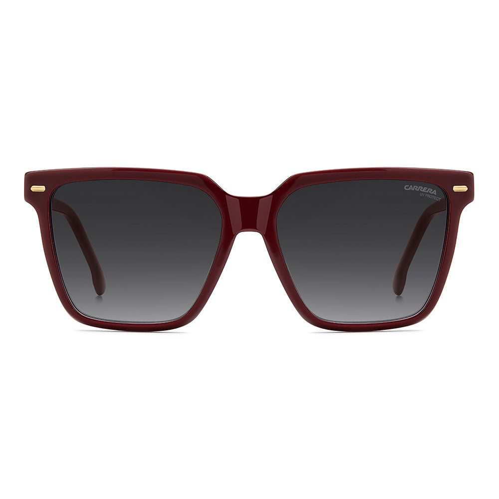 Carrera 3069 Rectangular Frame Sunglasses Burgundy - front view