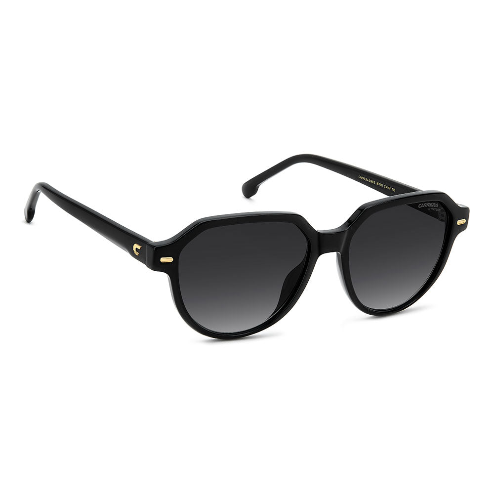 Carrera 3068 Pantos-Style Designer Sunglasses Black - side view