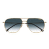 363 Double-Bridge Sunglasses Metal Temples
