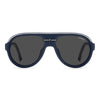 Carrera C SPORT 09 Aviator Sunglasses with Magnetic Side Spoilers Matte Blue – front view
