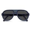 Carrera C SPORT 09 Aviator Sunglasses with Magnetic Side Spoilers Matte Blue – close front view