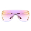 3006 Women's Rimless Shield Sunglasses