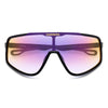 4017 Oversized Shield Sunglasses for Festivals