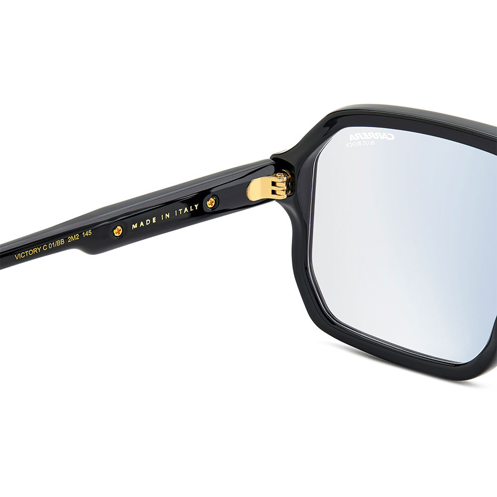 VICTORY C 01/BB Black Gold | Carrera Blue Light Glasses