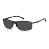 8039 Mens Narrow Frame Rectangular Sunglasses