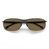 8039 Mens Narrow Frame Rectangular Sunglasses