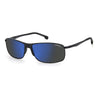 8039 Mens Narrow Frame Rectangular Sunglasses