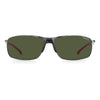 8039 Mens Narrow Frame Rectangular Sunglasses