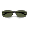 8039 Mens Narrow Frame Rectangular Sunglasses