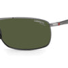 8039 Mens Narrow Frame Rectangular Sunglasses
