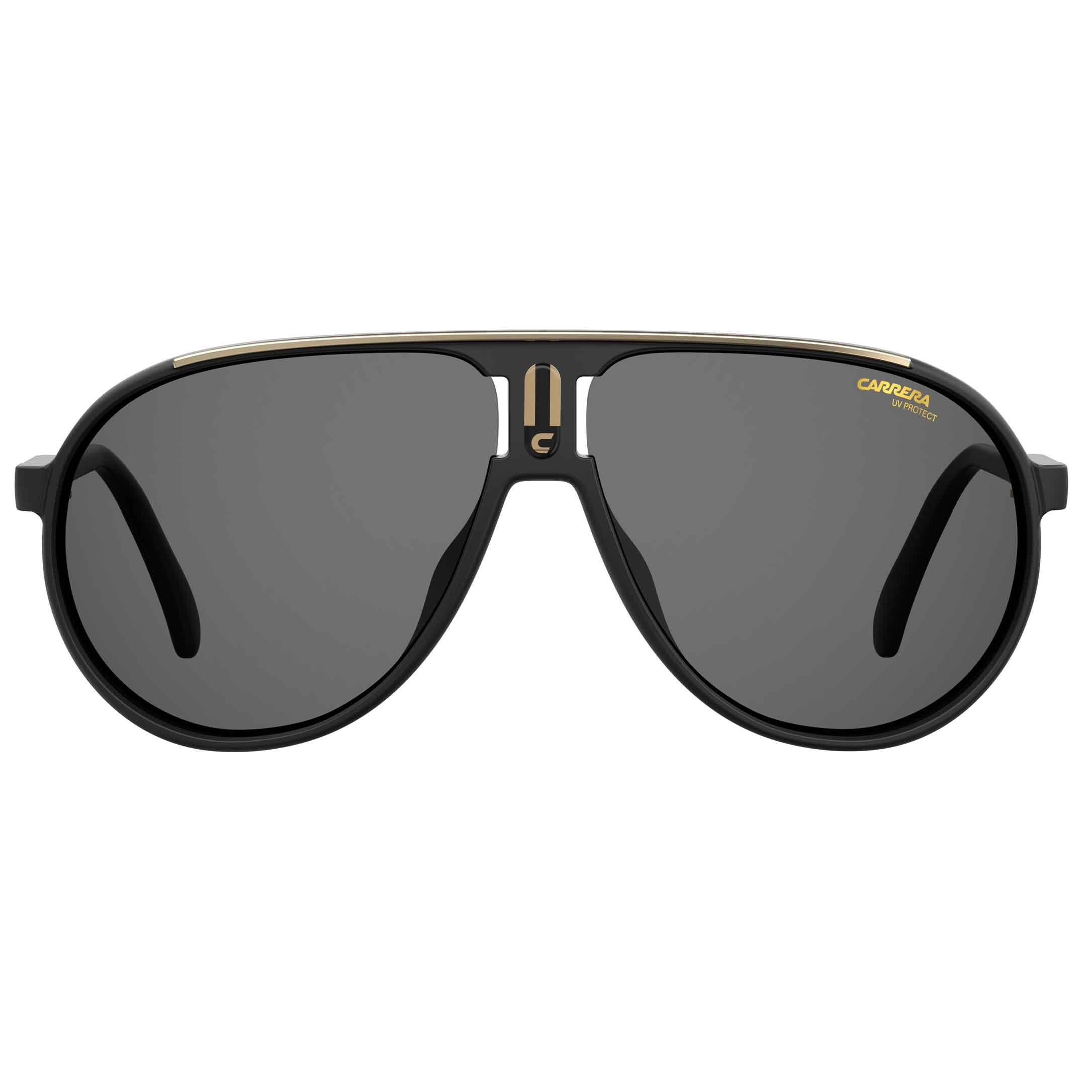 Carrera Gafas de sol unisex estilo Champion/N Pilot, negro mate/gris, 2.441  in, 0.472 in, negro, gris (Matte Black/Grey)