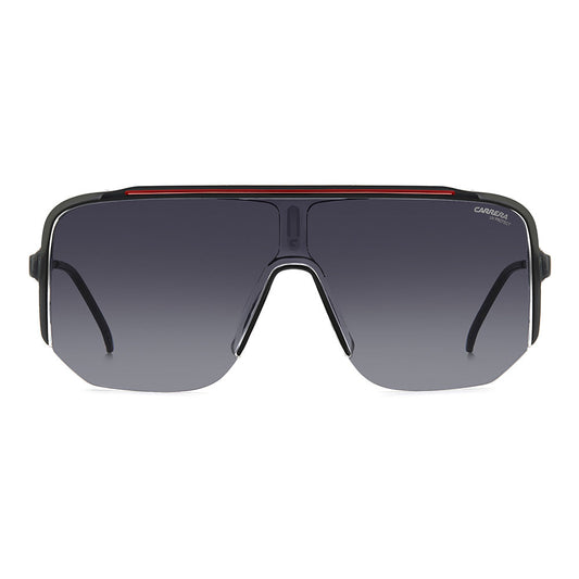 1060 Half-Rim Frame Single Shield Sunglasses