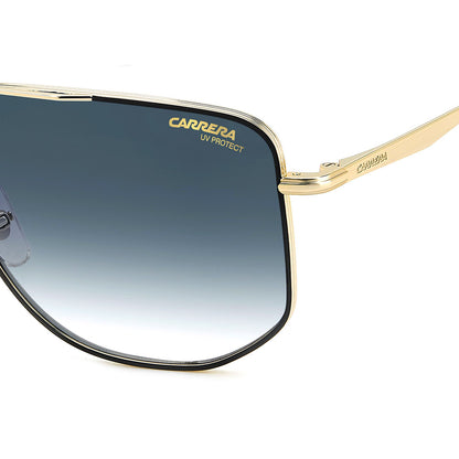 CARRERA 355/S, Gold Black - Green Polarized