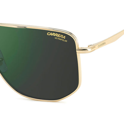 CARRERA 355/S, Gold Black - Green Polarized