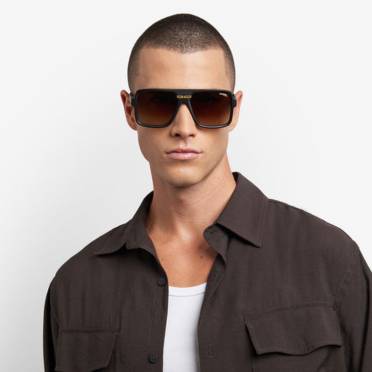 Victory C 09 Oversized Square Italian Sunglasses