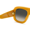 Flaglab 18 Two-Tone Oversized Shield Sunglasses