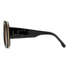 Flaglab 18 Two-Tone Oversized Shield Sunglasses