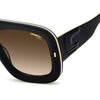 Flaglab 18 Two-Tone Oversized Shield Sunglasses