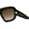 Flaglab 18 Two-Tone Oversized Shield Sunglasses