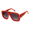 Flaglab 18 Two-Tone Oversized Shield Sunglasses