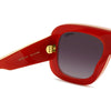 Flaglab 18 Two-Tone Oversized Shield Sunglasses