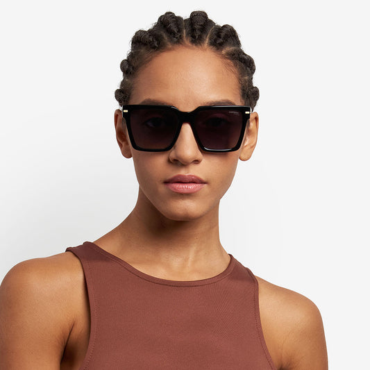 3067/S Women's Square Sunglasses with Rivet Details