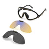 C Sport 01 Shield Sunglasses with Magnetic Lenses