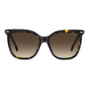Carrera 3017 Women's Rectangular Frame Designer Sunglasses Havana Gold - front view