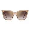 Carrera 3017 Women's Rectangular Frame Designer Sunglasses Honey Gold - front view